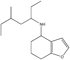 N-(5-methylheptan-3-yl)-4,5,6,7-tetrahydro-1-benzofuran-4-amine 结构式