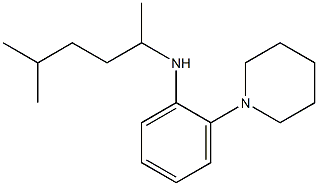 N-(5-methylhexan-2-yl)-2-(piperidin-1-yl)aniline 结构式
