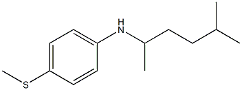 N-(5-methylhexan-2-yl)-4-(methylsulfanyl)aniline 结构式