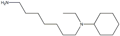 N-(7-aminoheptyl)-N-ethylcyclohexanamine 结构式