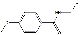 N-(chloromethyl)-4-methoxybenzamide 结构式