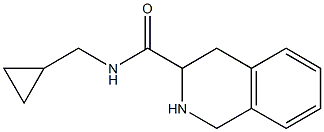 N-(cyclopropylmethyl)-1,2,3,4-tetrahydroisoquinoline-3-carboxamide 结构式