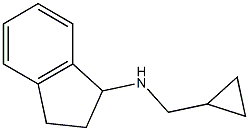N-(cyclopropylmethyl)-2,3-dihydro-1H-inden-1-amine 结构式