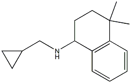 N-(cyclopropylmethyl)-4,4-dimethyl-1,2,3,4-tetrahydronaphthalen-1-amine 结构式