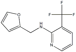 N-(furan-2-ylmethyl)-3-(trifluoromethyl)pyridin-2-amine 结构式