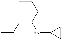 N-(heptan-4-yl)cyclopropanamine 结构式