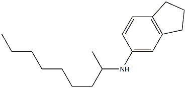 N-(nonan-2-yl)-2,3-dihydro-1H-inden-5-amine 结构式