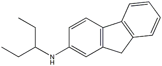 N-(pentan-3-yl)-9H-fluoren-2-amine 结构式