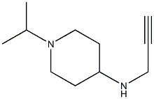 N-(prop-2-yn-1-yl)-1-(propan-2-yl)piperidin-4-amine 结构式