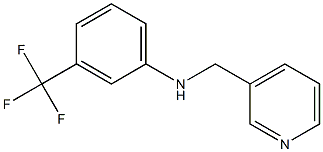 N-(pyridin-3-ylmethyl)-3-(trifluoromethyl)aniline 结构式