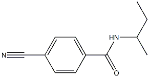 N-(sec-butyl)-4-cyanobenzamide 结构式