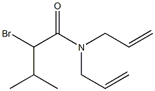 N,N-diallyl-2-bromo-3-methylbutanamide 结构式