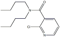 N,N-dibutyl-2-chloropyridine-3-carboxamide 结构式