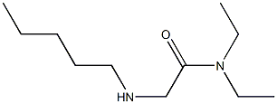 N,N-diethyl-2-(pentylamino)acetamide 结构式