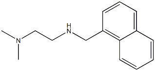 N,N-dimethyl-N'-(1-naphthylmethyl)ethane-1,2-diamine 结构式