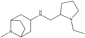 N-[(1-ethylpyrrolidin-2-yl)methyl]-8-methyl-8-azabicyclo[3.2.1]octan-3-amine 结构式