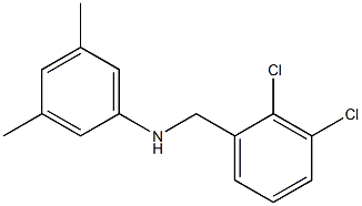 N-[(2,3-dichlorophenyl)methyl]-3,5-dimethylaniline 结构式