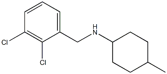 N-[(2,3-dichlorophenyl)methyl]-4-methylcyclohexan-1-amine 结构式