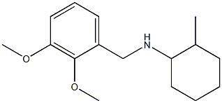 N-[(2,3-dimethoxyphenyl)methyl]-2-methylcyclohexan-1-amine 结构式