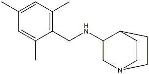 N-[(2,4,6-trimethylphenyl)methyl]-1-azabicyclo[2.2.2]octan-3-amine 结构式