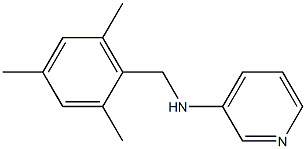 N-[(2,4,6-trimethylphenyl)methyl]pyridin-3-amine 结构式