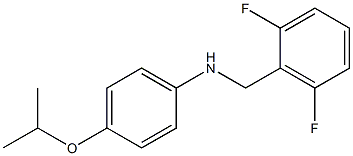 N-[(2,6-difluorophenyl)methyl]-4-(propan-2-yloxy)aniline 结构式