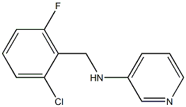 N-[(2-chloro-6-fluorophenyl)methyl]pyridin-3-amine 结构式