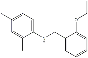 N-[(2-ethoxyphenyl)methyl]-2,4-dimethylaniline 结构式