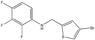 N-[(4-bromothiophen-2-yl)methyl]-2,3,4-trifluoroaniline 结构式