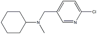 N-[(6-chloropyridin-3-yl)methyl]-N-methylcyclohexanamine 结构式