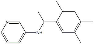 N-[1-(2,4,5-trimethylphenyl)ethyl]pyridin-3-amine 结构式