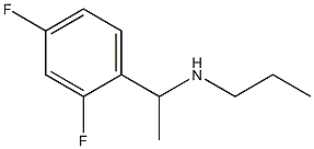 N-[1-(2,4-difluorophenyl)ethyl]-N-propylamine 结构式