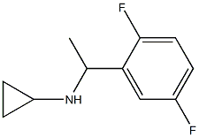 N-[1-(2,5-difluorophenyl)ethyl]cyclopropanamine 结构式