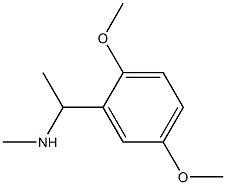 N-[1-(2,5-dimethoxyphenyl)ethyl]-N-methylamine 结构式