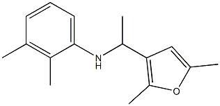 N-[1-(2,5-dimethylfuran-3-yl)ethyl]-2,3-dimethylaniline 结构式