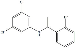 N-[1-(2-bromophenyl)ethyl]-3,5-dichloroaniline 结构式