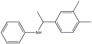 N-[1-(3,4-dimethylphenyl)ethyl]aniline 结构式