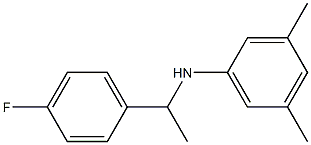 N-[1-(4-fluorophenyl)ethyl]-3,5-dimethylaniline 结构式