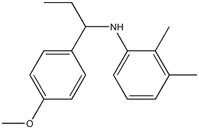 N-[1-(4-methoxyphenyl)propyl]-2,3-dimethylaniline 结构式
