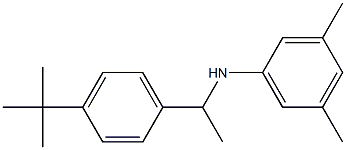 N-[1-(4-tert-butylphenyl)ethyl]-3,5-dimethylaniline 结构式