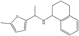 N-[1-(5-methylfuran-2-yl)ethyl]-1,2,3,4-tetrahydronaphthalen-1-amine 结构式