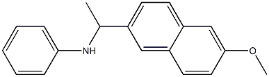 N-[1-(6-methoxynaphthalen-2-yl)ethyl]aniline 结构式