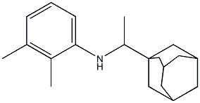 N-[1-(adamantan-1-yl)ethyl]-2,3-dimethylaniline 结构式