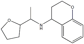 N-[1-(oxolan-2-yl)ethyl]-3,4-dihydro-2H-1-benzopyran-4-amine 结构式