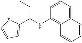 N-[1-(thiophen-2-yl)propyl]naphthalen-1-amine 结构式