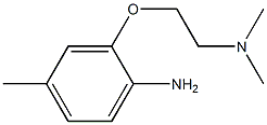 N-[2-(2-amino-5-methylphenoxy)ethyl]-N,N-dimethylamine 结构式