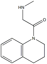 N-[2-(3,4-dihydroquinolin-1(2H)-yl)-2-oxoethyl]-N-methylamine 结构式