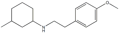 N-[2-(4-methoxyphenyl)ethyl]-3-methylcyclohexan-1-amine 结构式