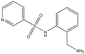 N-[2-(aminomethyl)phenyl]pyridine-3-sulfonamide 结构式