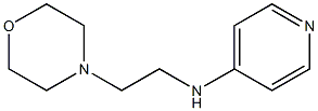 N-[2-(morpholin-4-yl)ethyl]pyridin-4-amine 结构式